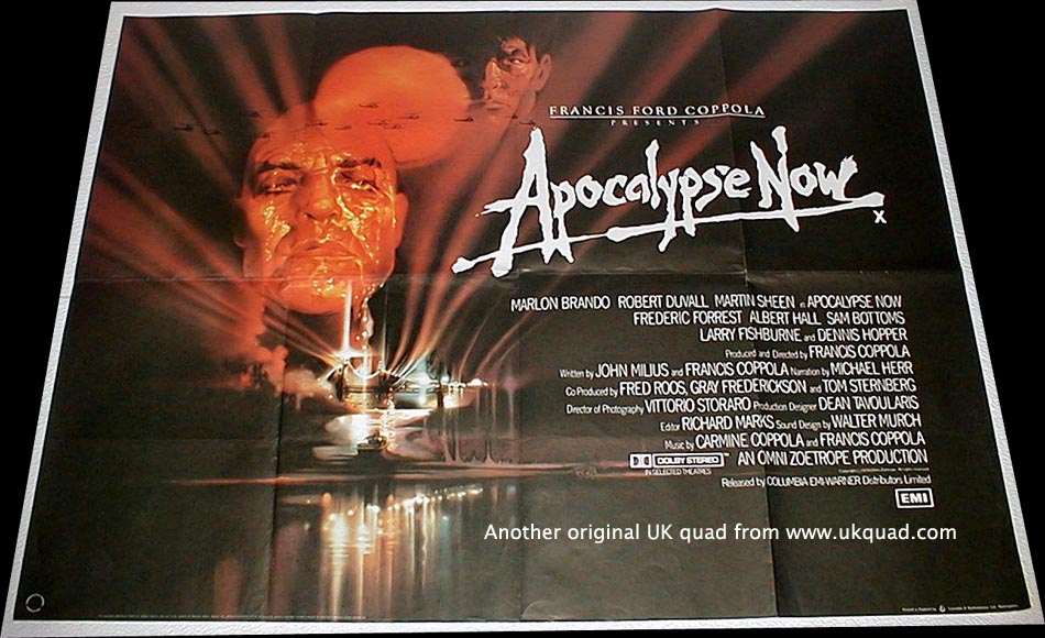 Apocalypse Now (1979) Original British Quad Movie Poster - Original Film  Art - Vintage Movie Posters
